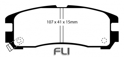 EBC DP2738 Greenstuff Remblokken