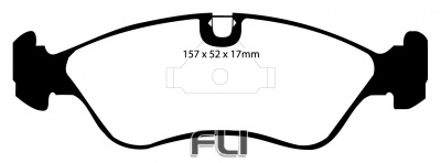 EBC DP2760 Greenstuff Remblokken