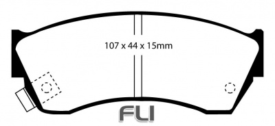 EBC DP2762 Greenstuff Remblokken