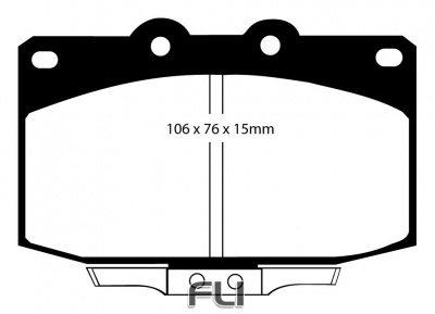 EBC DP2763 Greenstuff Remblokken