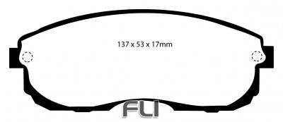 EBC DP2775 Greenstuff Remblokken