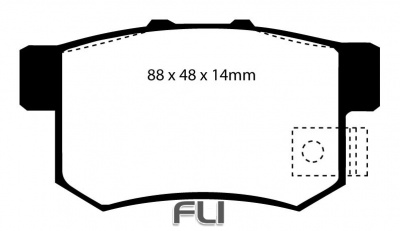 EBC DP2781_2 Greenstuff Remblokken