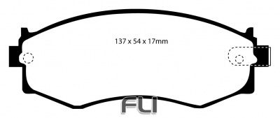 EBC DP2792 Greenstuff Remblokken