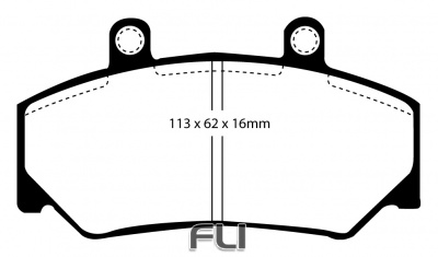 EBC DP2800 Greenstuff Remblokken