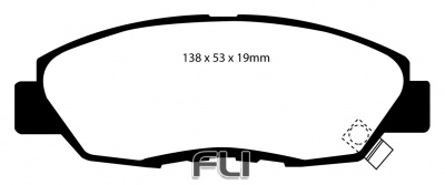 EBC DP2812 Greenstuff Remblokken