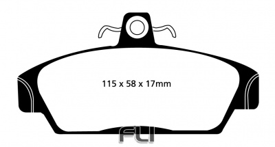 EBC DP2817 Greenstuff Remblokken