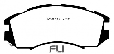 EBC DP2819 Greenstuff Remblokken