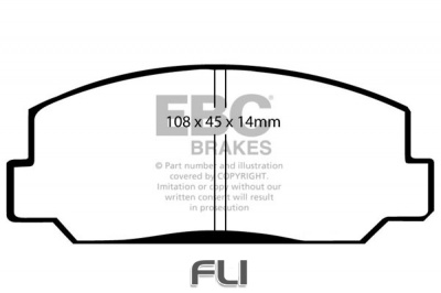 EBC DP281 standaard Remblokken