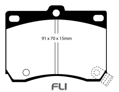 EBC DP2824 Greenstuff Remblokken