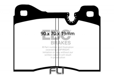 EBC DP282_2 standaard Remblokken