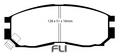 EBC DP2830 Greenstuff Remblokken