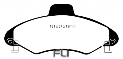 EBC DP2837_2 Greenstuff Remblokken