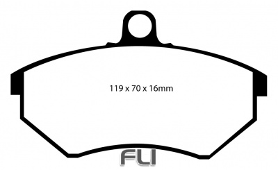 EBC DP2841 Greenstuff Remblokken