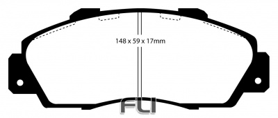 EBC DP2872 Greenstuff Remblokken