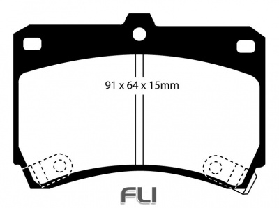 EBC DP2884 Greenstuff Remblokken