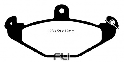 EBC DP2885_2 Greenstuff Remblokken