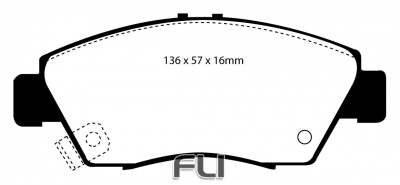 EBC DP2891 Greenstuff Remblokken