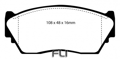 EBC DP2892 Greenstuff Remblokken