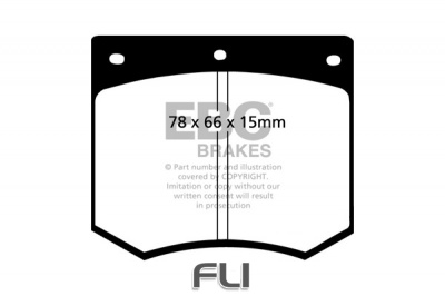 EBC DP291 standaard Remblokken