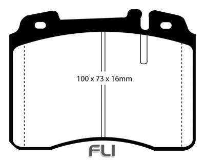 EBC DP2927_2 Greenstuff Remblokken