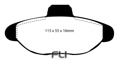 EBC DP2944 Greenstuff Remblokken