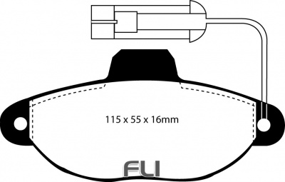 EBC DP2945 Greenstuff Remblokken