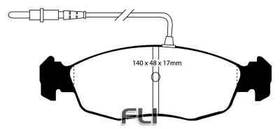 EBC DP2948 Greenstuff Remblokken