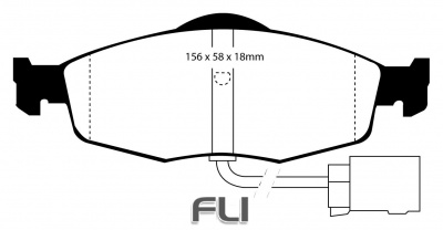EBC DP2955 Greenstuff Remblokken