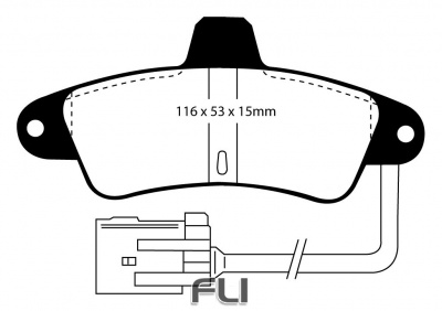 EBC DP2965 Greenstuff Remblokken