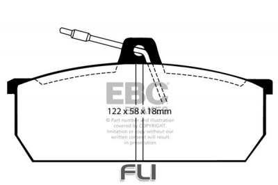 EBC DP297 standaard Remblokken