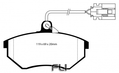 EBC DP2981 Greenstuff Remblokken