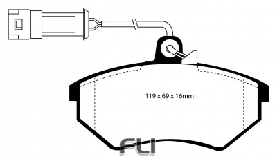 EBC DP2982_2 Greenstuff Remblokken