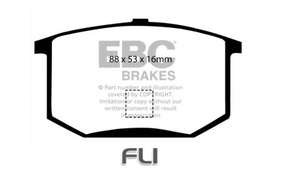 EBC DP298 Standaard Remblokken