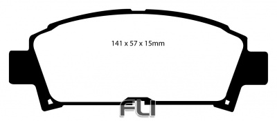 EBC DP2995 Greenstuff Remblokken