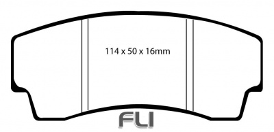 EBC DP3008 Redstuff Remblokken