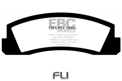 EBC DP309 standaard Remblokken