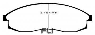 EBC DP31082 Redstuff Remblokken