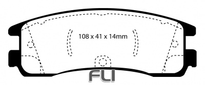EBC DP31122 Redstuff Remblokken