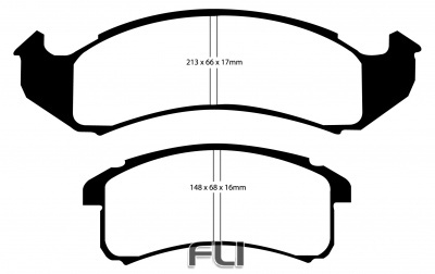 EBC DP31142 Redstuff Remblokken