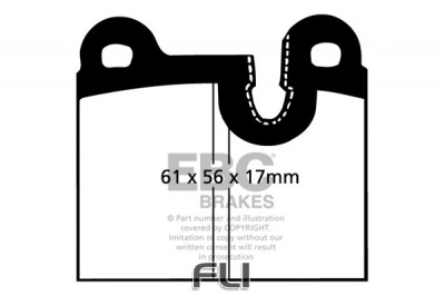 EBC DP311 standaard Remblokken