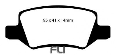 EBC DP31438 Redstuff Remblokken