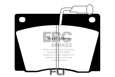 EBC DP315 standaard Remblokken