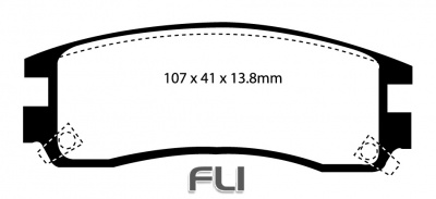 EBC DP31609 Redstuff Remblokken