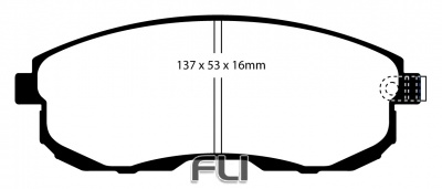 EBC DP31636 Redstuff Remblokken
