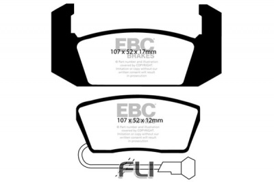 EBC DP316 standaard Remblokken