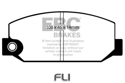 EBC DP319 standaard Remblokken