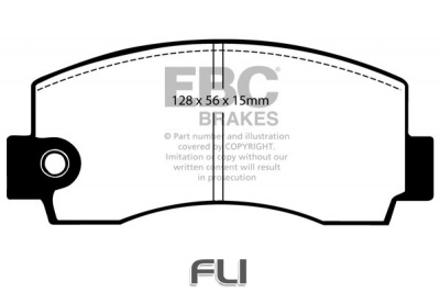EBC DP320 standaard Remblokken