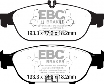EBC DP32169 Redstuff Remblokken