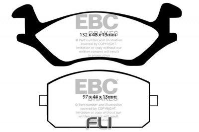 EBC DP322 standaard Remblokken