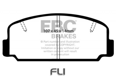 EBC DP323 standaard Remblokken